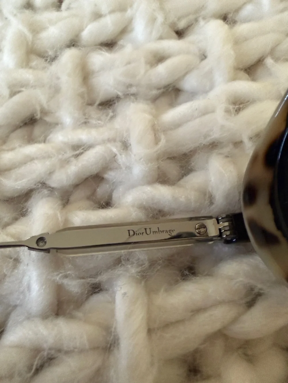 Dior Black Round Women's Sunglasses with Dark Lenses - Picture 7 of 8